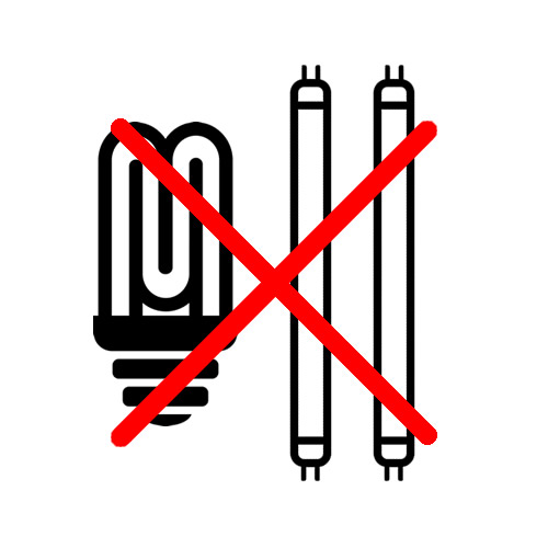 LEDへ交換すると、蛍光灯ランプや水銀灯ランプの交換が不要となり、ランニングコストを削減します