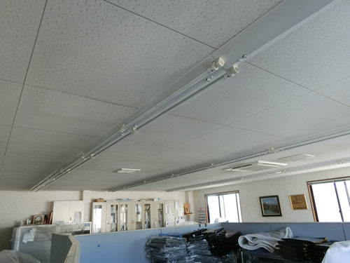 名古屋市中川区の事務所LED工事前